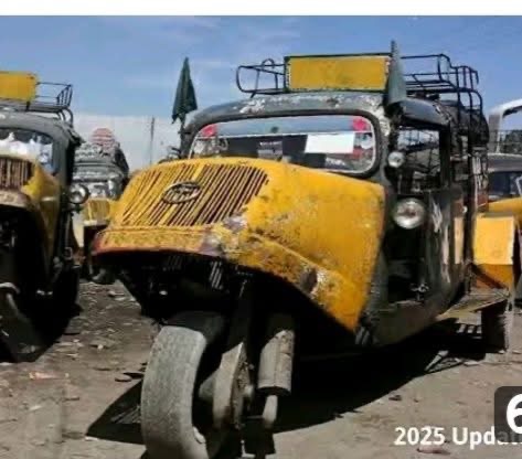 Bajaj Tempo Hanseat Diesel als Taxi-Autorikscha in Indien