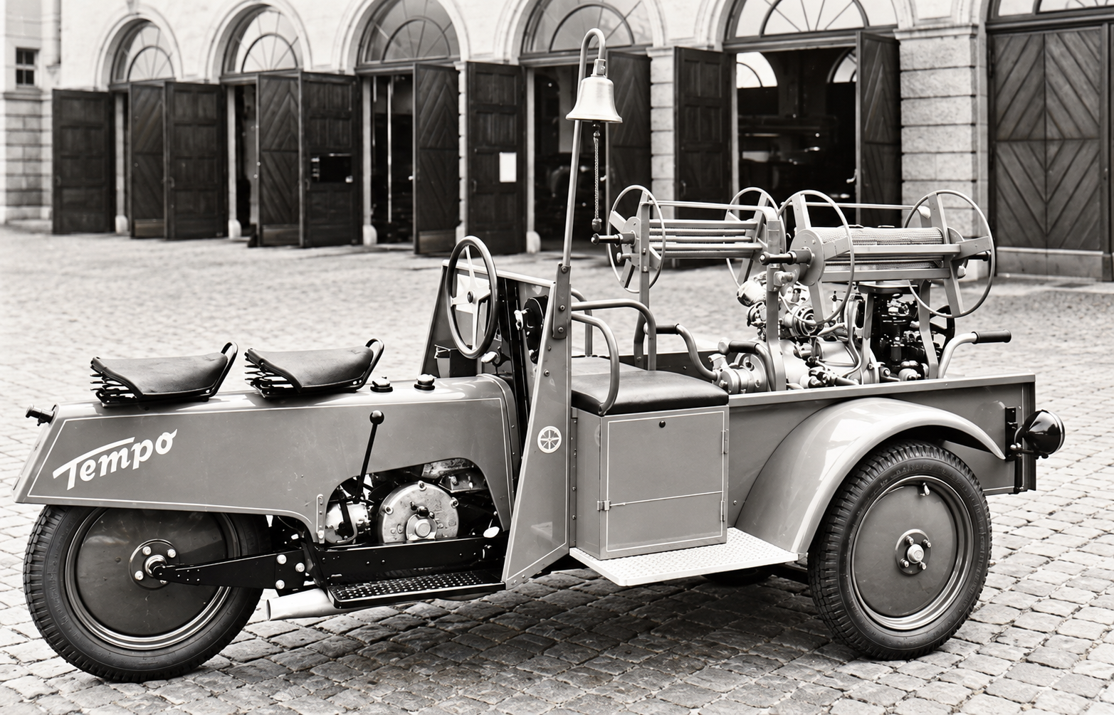 Tempo T 10 in Feuerwehrausführung