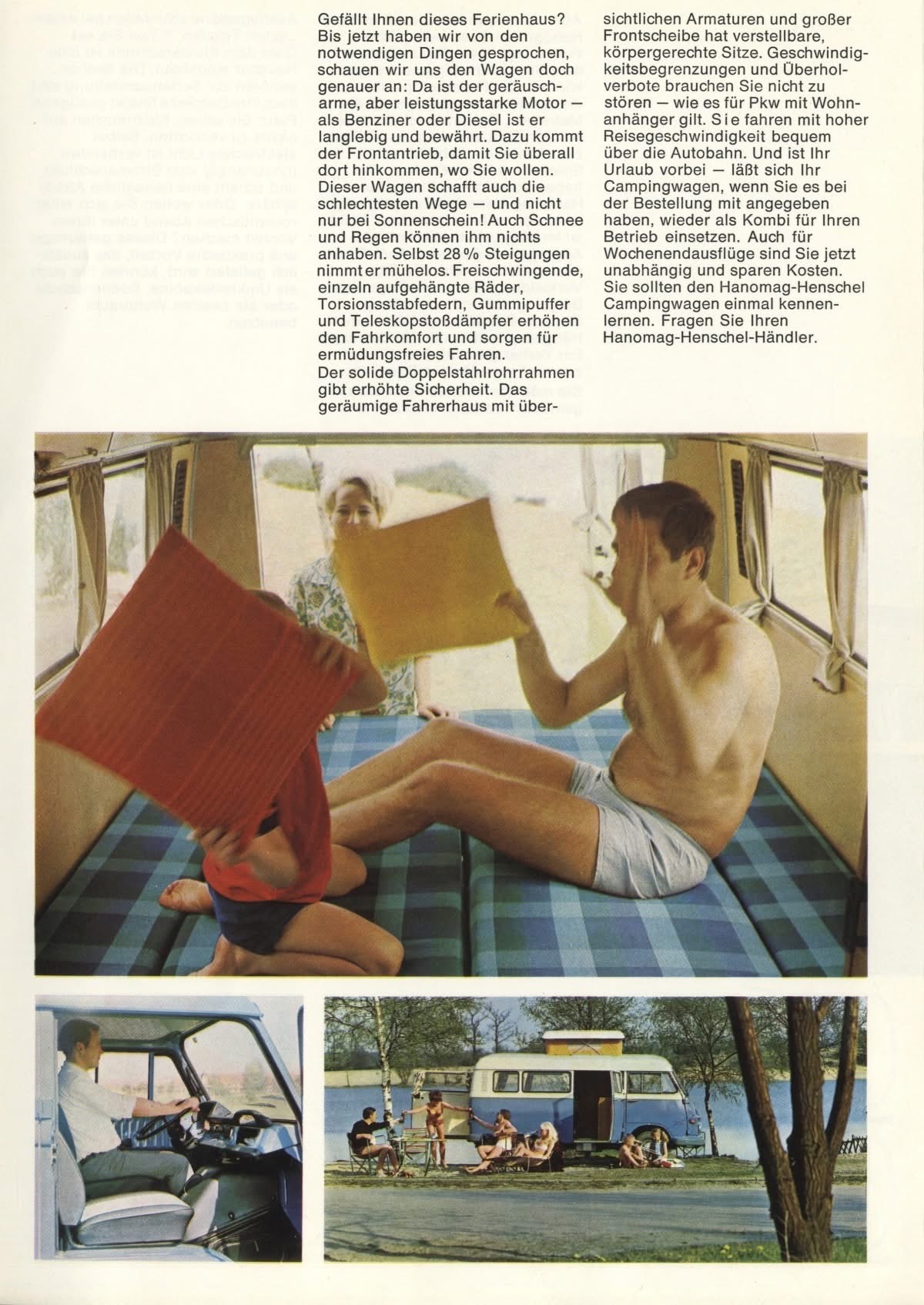 Hanomag-Henschel Campingwagen Prospekt – Seite 4