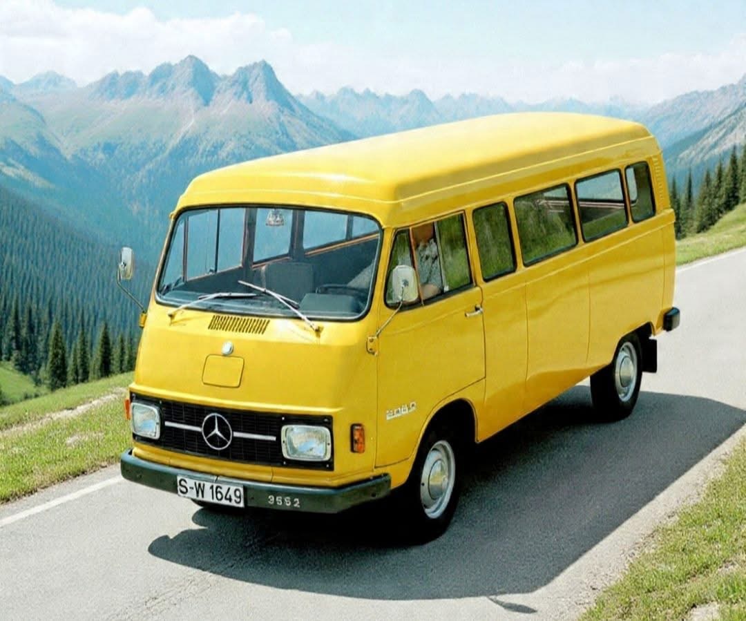 Mercedes-Benz L 206 D – originales zeitgenössisches Werbemotiv