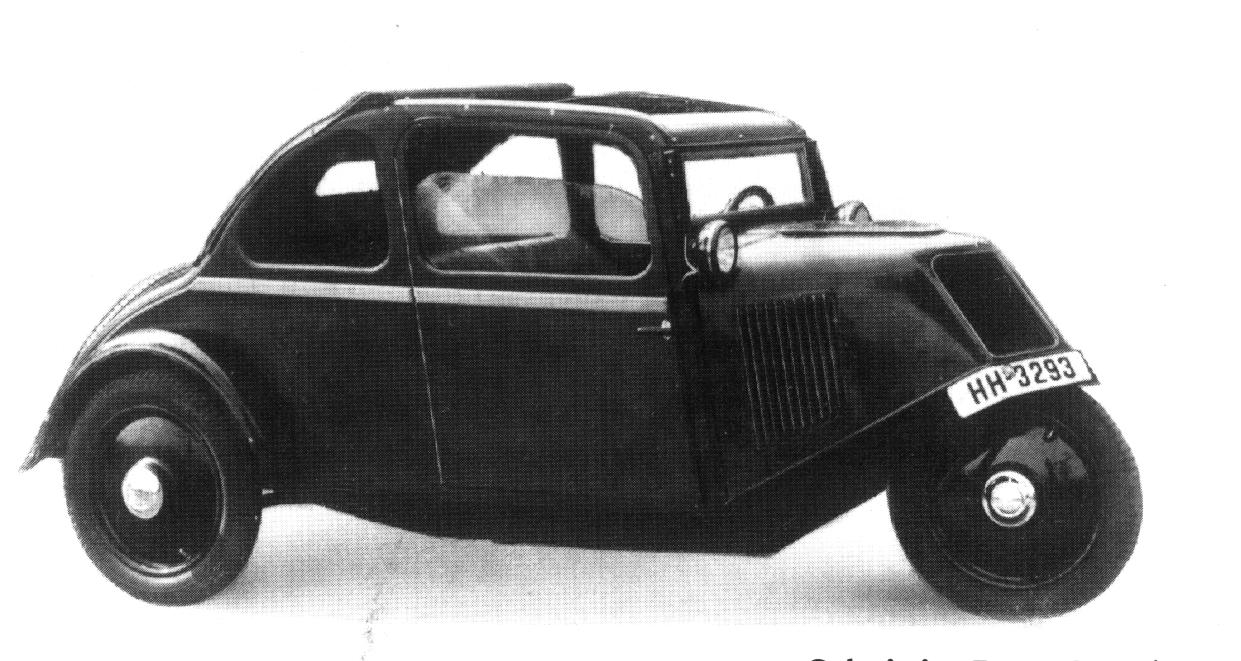Historische Aufnahme eines Tempo Front Cabriolet