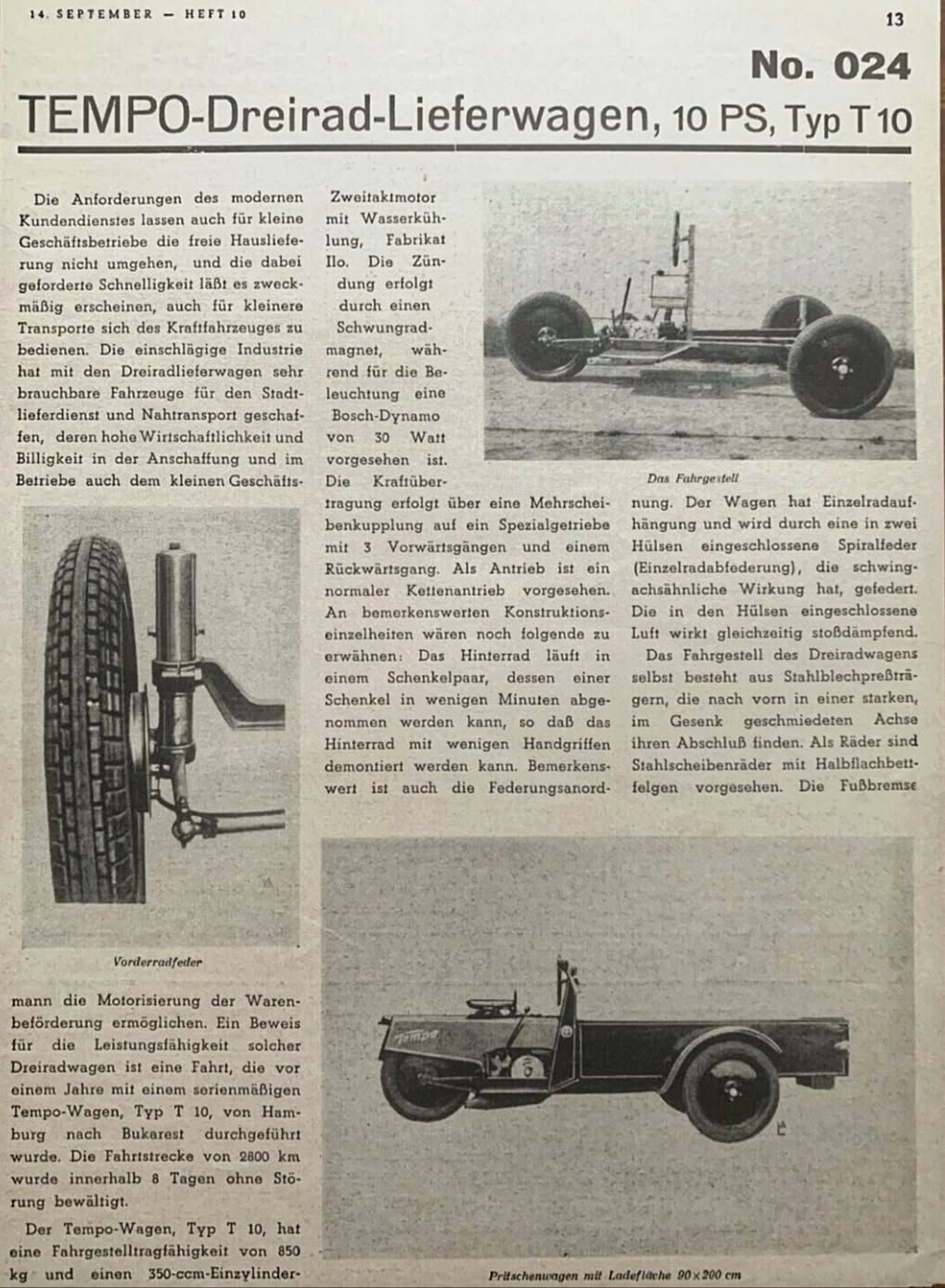 Das Last-Auto 1933: Tempo T10, Seite 14