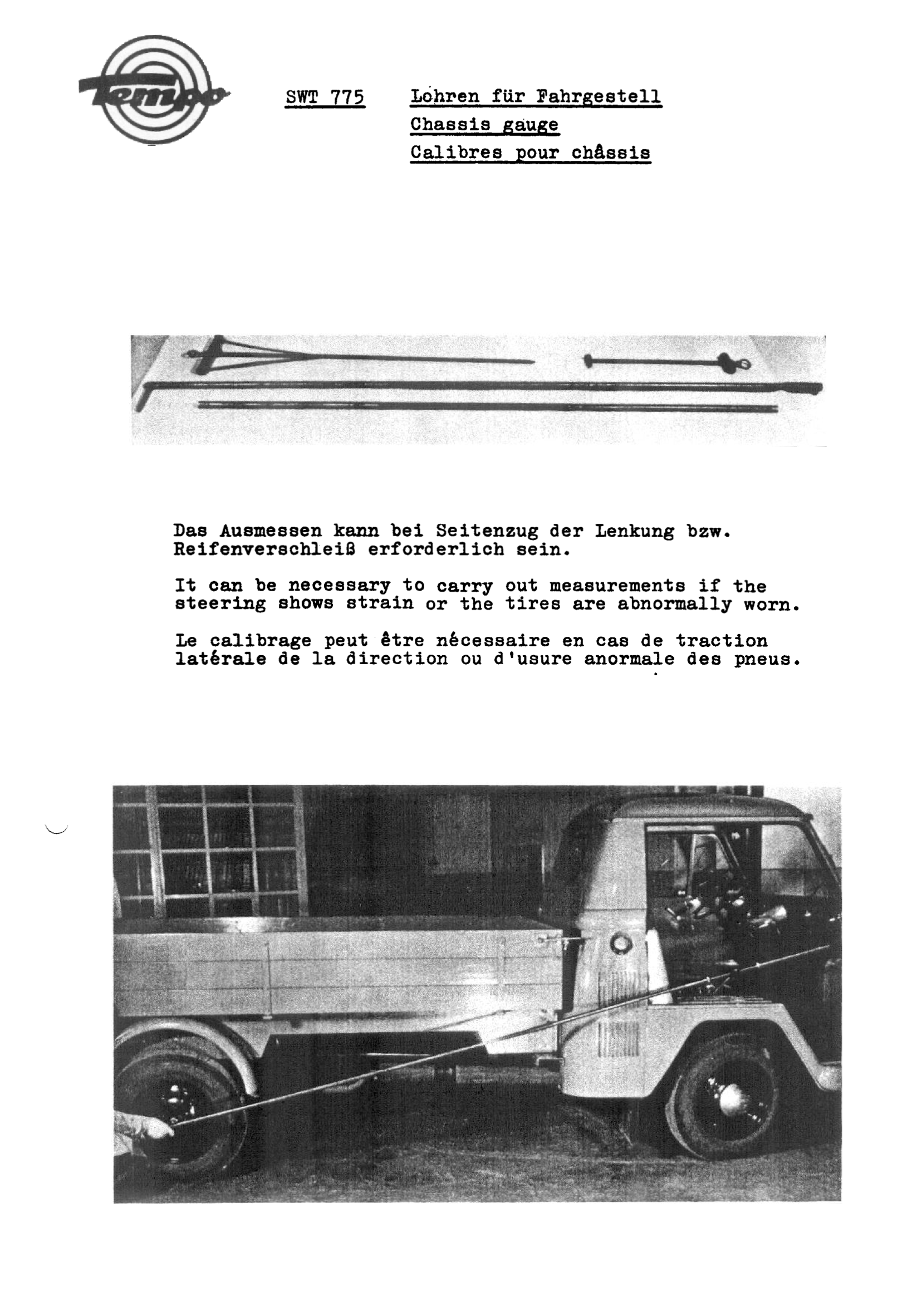 SWT 775 – Originaldarstellung aus dem Spezialwerkzeugkatalog