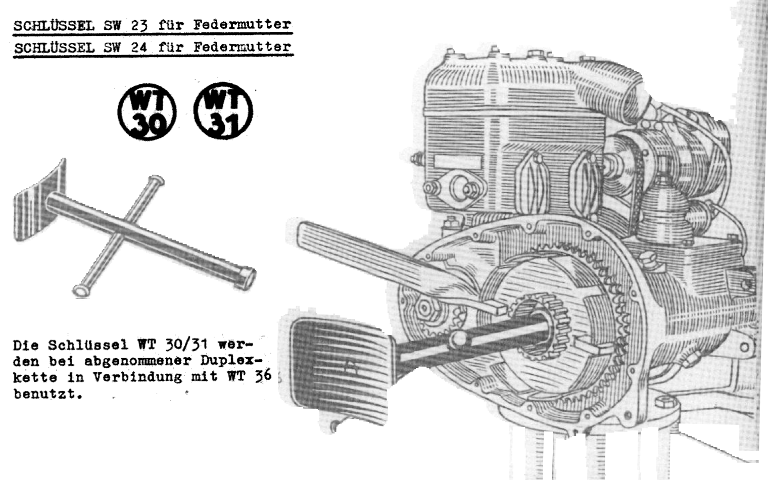 WT 31 – Originaldarstellung aus dem Spezialwerkzeugkatalog