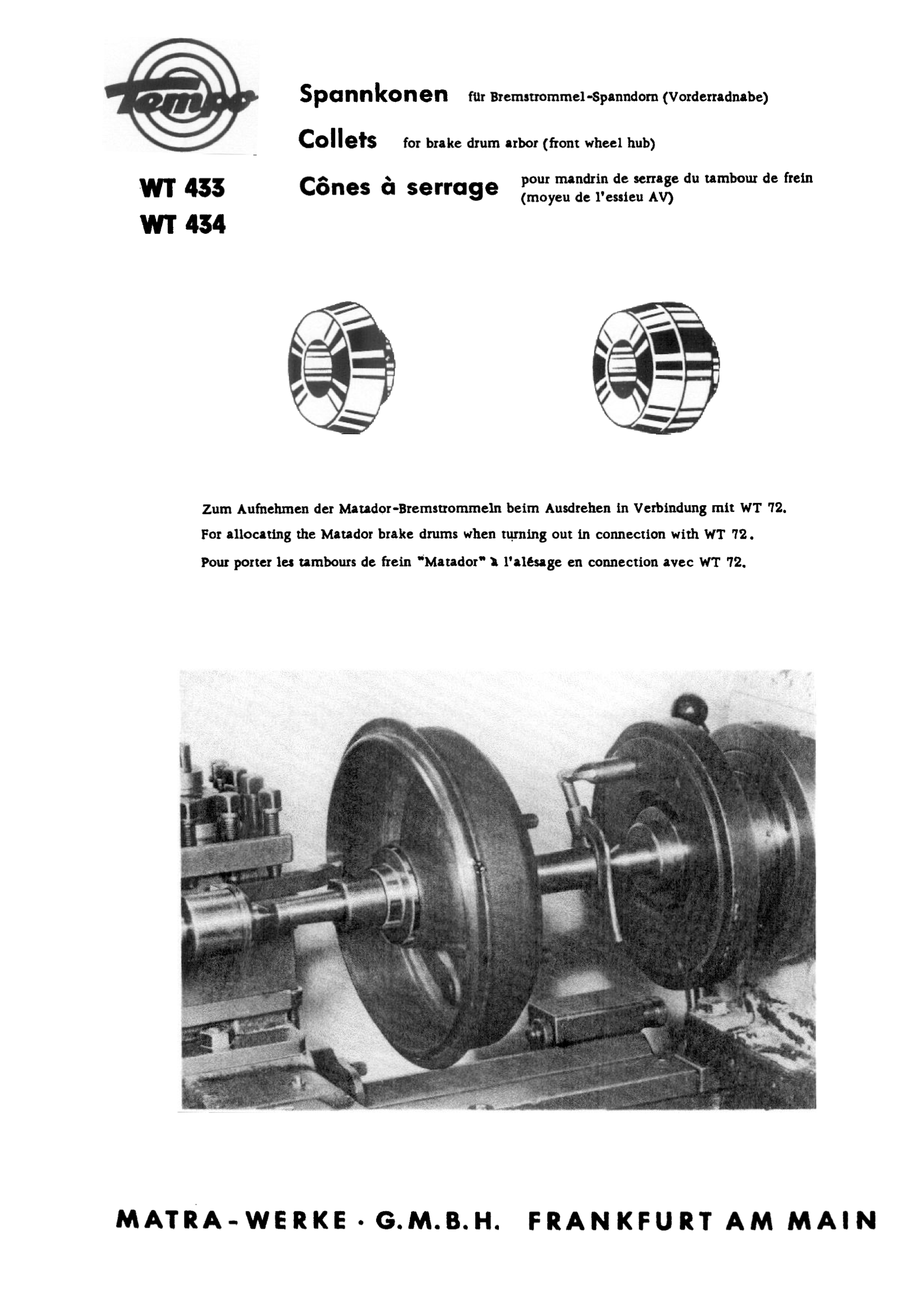 WT 434 – Originaldarstellung aus dem Spezialwerkzeugkatalog