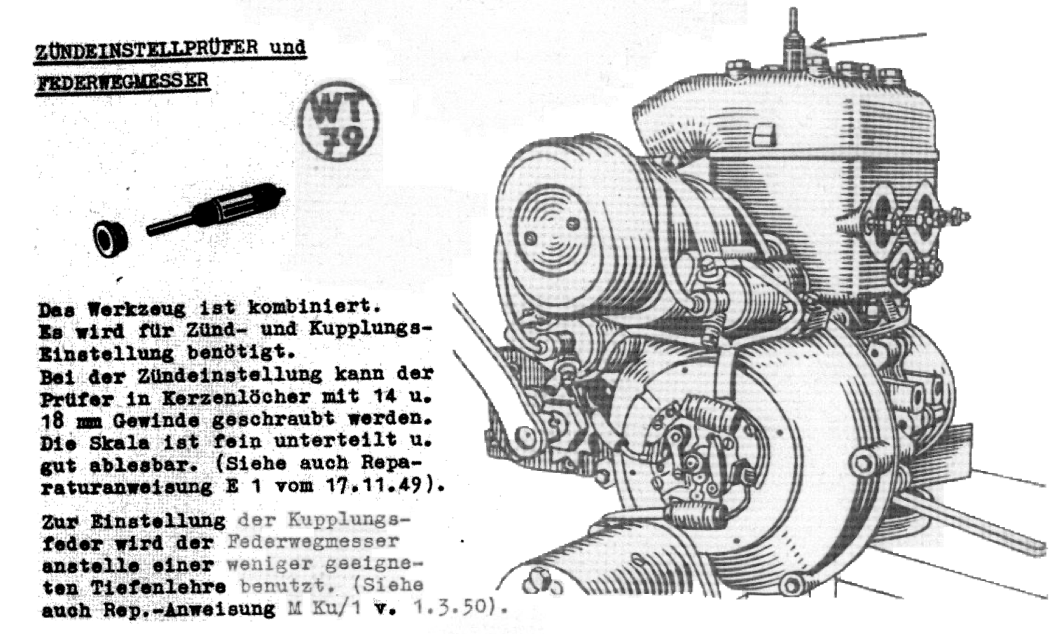 WT 79 – Originaldarstellung aus dem Spezialwerkzeugkatalog