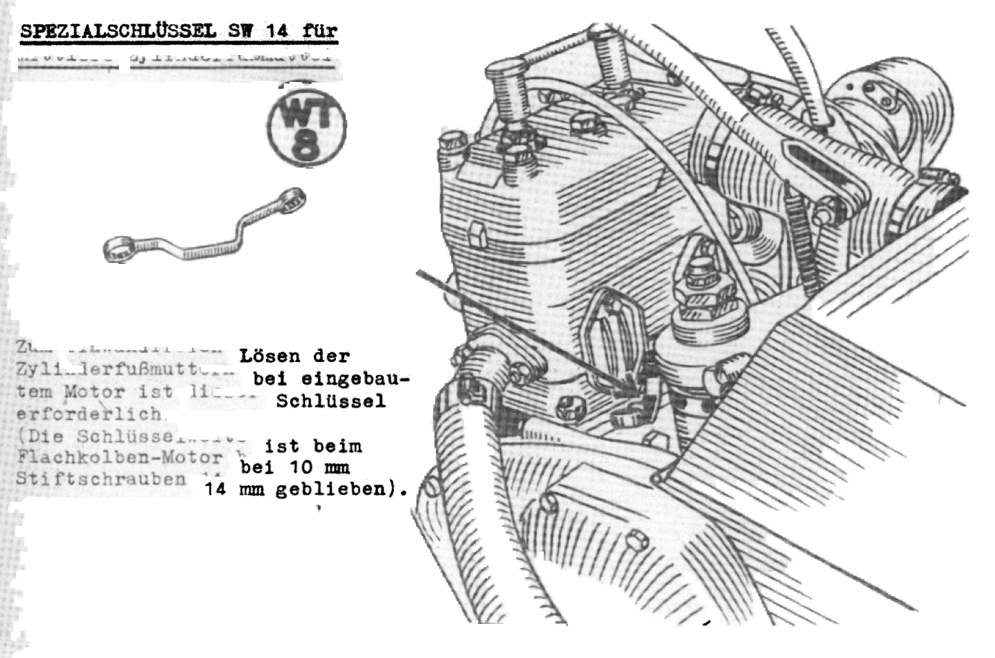 WT 8 – Originaldarstellung aus dem Spezialwerkzeugkatalog
