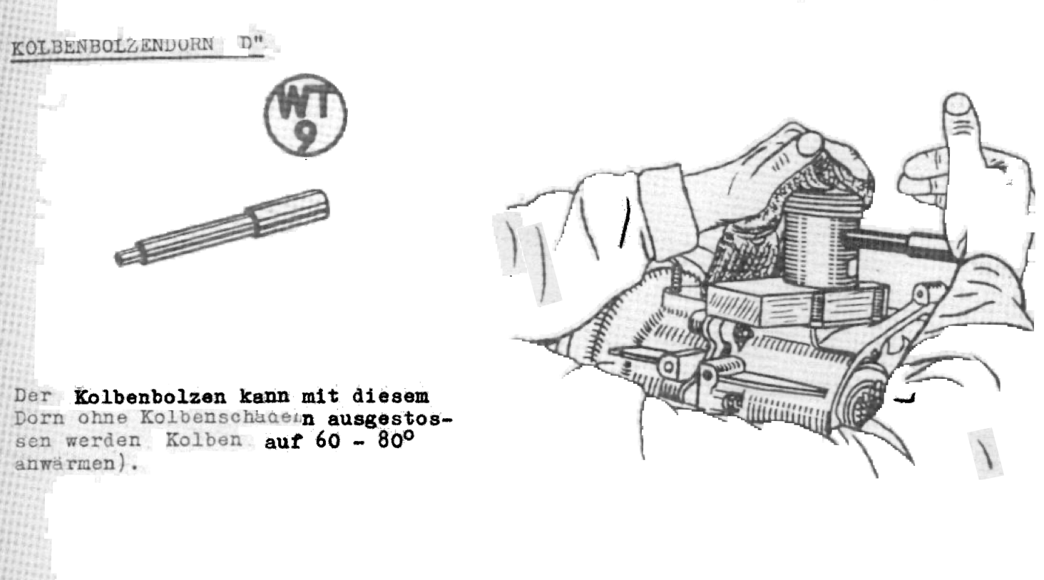 WT 9 – Originaldarstellung aus dem Spezialwerkzeugkatalog